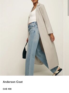 Reformation Anderson Coat Natural - Size S